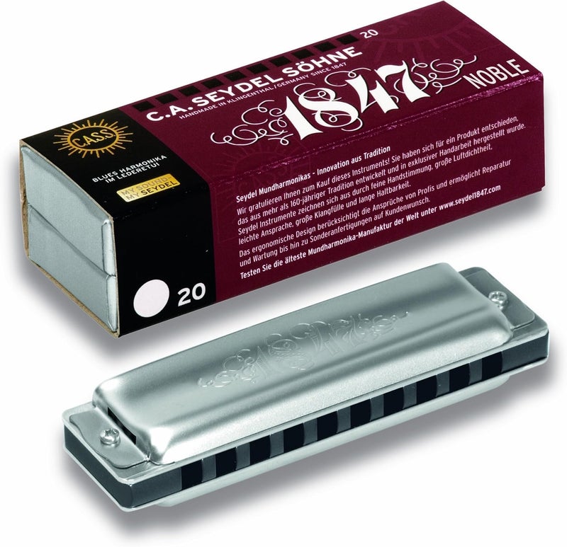 SEYDEL Blues 1847 Harmonica in Key C - Premium Stainless Steel and Aluminum Construction - Image 3